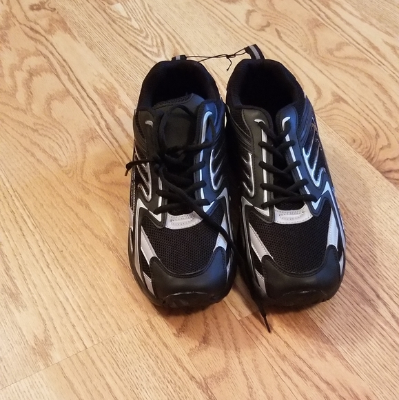 Mens black trainers - Picture 2 of 5